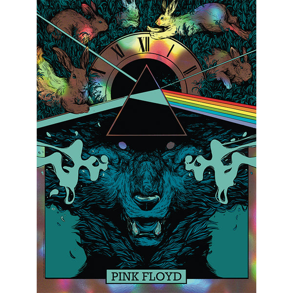 Pink Floyd Midnight Rainbow Foil Variant Poster