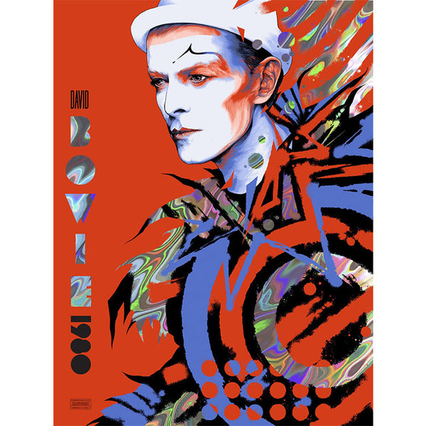 David Bowie 1980 Holographic Lava Foil Variant